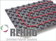 Încalzire prin pardoseală Rehau - sistem placă cu nuturi